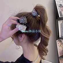 抓夾抓夾高馬尾爪夾固定神器發夾女 2023新款水鉆鯊魚夾子頭飾發卡 歷史價格詳細信息