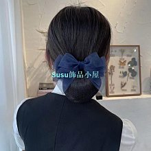 頭花女職業士發夾蝴蝶結工作發網韓版護士郵政航空銀行盤發網　　滿299發貨!!! 歷史價格詳細信息