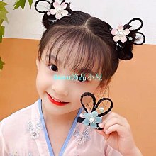 兒童漢服假髮包盤發古裝一體式發箍古風假髮女童造型髮飾髮髻頭飾 歷史價格詳細信息