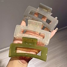 多髮量福音~簡約超大號金屬盤髮抓夾女基礎款髮夾氣質百搭鯊魚夾 歷史價格詳細信息