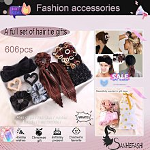 兒童髮飾禮盒套裝可愛小女孩髮飾髮夾首飾盒女童收納髮夾發卡 歷史價格詳細信息