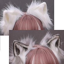 仿真獸耳頭飾髮飾女時尚配飾可愛毛絨動物裝扮貓耳朵髮夾 歷史價格詳細信息
