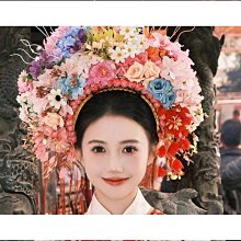 女簪花發箍頭飾民族新款仿真花髮飾天內發貨風 歷史價格詳細信息