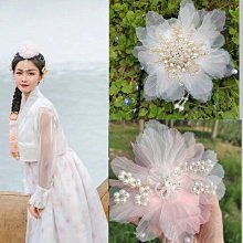 韓服頭飾 髮箍 粉紅色藍色北韓族古早髮飾 民族風表演服裝飾 超仙配飾（滿599免運） 歷史價格詳細信息