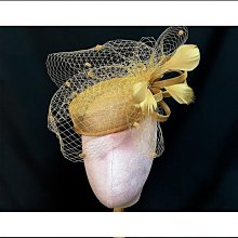 旗左 復古小禮帽 英式王妃花朵網紗禮服走秀頭飾名媛宴會帽藍色 歷史價格詳細信息