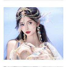 異域風情西域舞姬公主頭飾古風流蘇水滴吊墜發箍拍照寫真道具額飾 歷史價格詳細信息