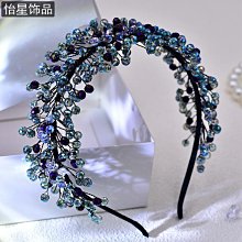 怡星 手工個性串珠發箍復古ins甜酷少女風髮飾編織網狀寬頭飾A129 歷史價格詳細信息