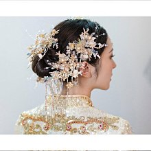 秀禾新娘古裝頭飾步搖流蘇套裝中式婚禮旗袍秀禾服古風鳳冠髮飾女XDY超夯 正品 活動 優惠 歷史價格詳細信息