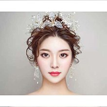 新娘頭飾 水晶珍珠壓發頭箍造型髮帶 婚紗禮服髮飾 dz076 歷史價格詳細信息