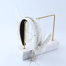 新娘頭飾 水晶珍珠壓發頭箍造型髮帶 婚紗禮服髮飾 dz076 歷史價格詳細信息