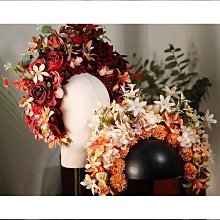 潯埔簪花頭飾頭飾民族風花圍高顏值爆款真花簪花新款 歷史價格詳細信息