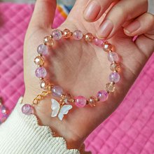 手鍊 串珠手環-水晶琉璃飾品粉紅色系列時尚甜美女配件73ay161[獨家進口][巴黎精品] 歷史價格詳細信息