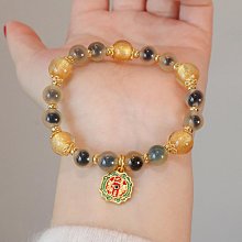 香灰琉璃手串手鍊女男五彩佛珠多寶吞金獸老秦款時尚手串 歷史價格詳細信息