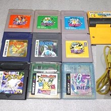 GB GAMEBOY 神奇寶貝 寶可夢 黃版+藍版+紅版+綠版 日本原裝 GBA可用 精靈寶可夢 (編號B) 歷史價格詳細信息