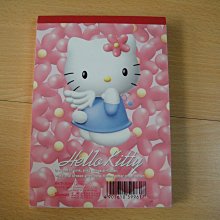HELLO KITTY 小本 花花 便條紙～1997年～ 價格比較,價格查詢,歷史價格詳細信息