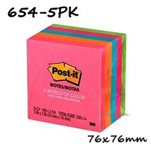 Post-it 3M 可再貼便條紙 紙磚 (654-5PK/654-5GU) 便利貼 便條貼 MEMO【久大文具】 歷史價格詳細信息