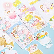 【分裝便籤】折耳妹妹異形無黏手帳便籤 歷史價格詳細信息