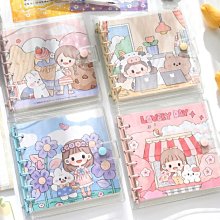 提拉多阿布方形手帳本高顏值女生可愛女孩手杖小麻薯手賬本禮物軟殼透明活頁可拆小學生少女心ins風網紅手仗~特價 歷史價格詳細信息