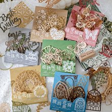 【便籤包】蝴蝶信件素材包清新復古植物花卉diy手帳裝飾背景打底紙 歷史價格詳細信息