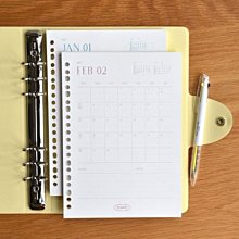 ❅PAVEE❅ 韓國Plepic~ Freestyle Classy  A6 6孔 多款活頁補充內頁 歷史價格詳細信息