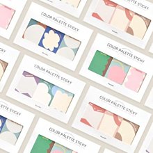 ❅PAVEE❅ 韓國monolike~ Color Patette Grid 500 色彩拼盤 方格記事 索引貼 便利貼 歷史價格詳細信息