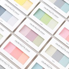 ❅PAVEE❅ 韓國monolike~ Color Patette Grid 500 色彩拼盤 方格記事 索引貼 便利貼 歷史價格詳細信息