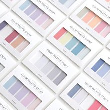 ❅PAVEE❅ 韓國monolike~ Color Patette Grid 500 色彩拼盤 方格記事 索引貼 便利貼 歷史價格詳細信息