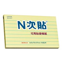 N次貼 格線型可再貼便條紙 3”x3”(76x76mm),黃/粉/藍/綠 100張/本 61701~61704 歷史價格詳細信息