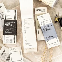 ✨全新現貨✨【分裝每款2張共24張】條條又框框系列 可撕邊框便簽 手帳裝飾拼貼打底素材紙 歷史價格詳細信息