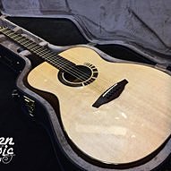 【皮皮】單板民謠吉他41寸雲杉單板擦色木吉他guitar 圓角單板吉他初學者 歷史價格詳細信息