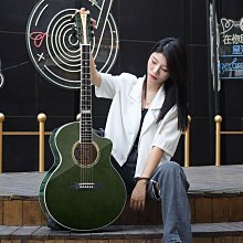 民謠單板吉他初學者男女生新手入門吉它專用41寸38面單木十大品牌 歷史價格詳細信息