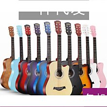 【好康】木吉他初學者38寸41寸民謠單板入門練習成人男女學生新手吉他樂器 歷史價格詳細信息