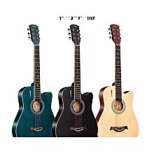 木吉他初學者民謠單板吉他38寸41寸新手入門成人吉它男女學生樂器 歷史價格詳細信息