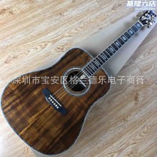 【皮皮】單板民謠吉他41寸雲杉單板擦色木吉他guitar 圓角單板吉他初學者 歷史價格詳細信息