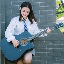 新款吉他初學者41寸民謠38寸木吉他新手入門成人練習吉它男女學生 歷史價格詳細信息