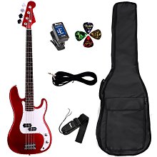 JYC MUSIC 嚴選ST1入門電貝斯-經典紅/超值限量款附贈5好禮 歷史價格詳細信息