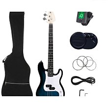 電貝司四弦電貝斯套裝低音吉他兒童初學專業演奏搖滾4弦貝斯BASS 歷史價格詳細信息