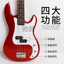 電貝司四弦吉他電貝斯bass初學者入門樂隊吉他演出專業考級樂器 歷史價格詳細信息