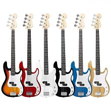 電貝司四弦電貝斯套裝低音吉他兒童初學專業演奏搖滾4弦貝斯BASS 歷史價格詳細信息