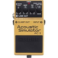 效果器 BOSS AC-3 Acoustic Simulator 空心吉他模擬 歷史價格詳細信息