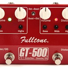 『立恩樂器』免運優惠 Fulltone GT-500 美國 手工 破音 效果器 價格比較,價格查詢,歷史價格詳細信息