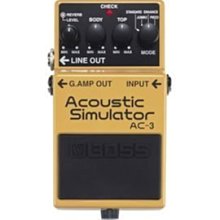 效果器 BOSS AC-3 Acoustic Simulator 空心吉他模擬 歷史價格詳細信息