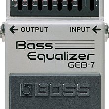 Boss GEB-7 Bass Equalizer EQ 等化器電貝斯 Bass 單顆效果(最受歡迎的 EQ 之一)[唐 歷史價格詳細信息