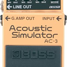 效果器 BOSS AC-3 Acoustic Simulator 空心吉他模擬 歷史價格詳細信息