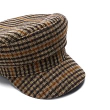 Zara 格紋海軍帽 軍帽 水手帽 報童帽 鴨舌帽 造型帽 遮陽帽 休閒帽 毛呢帽 帽子～原價890元 價格比較,價格查詢,歷史價格詳細信息