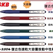SKB G-2506 0.5復古色中性筆 復古色速乾 筆芯 【金玉堂文具】 歷史價格詳細信息