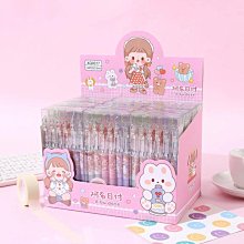 哇塞可愛文具 現貨 小桃子麻糬卡通造型筆 中性筆 按動筆 金屬夾筆按壓筆 歷史價格詳細信息