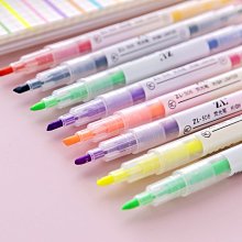 彩色雙頭螢光筆 重點彩色筆 標記 6支/袋 歷史價格詳細信息