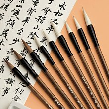 毛筆 書行書專用大號成人軟筆書法國畫初學者 小規格價格，中大號規格議價超夯 精品 歷史價格詳細信息