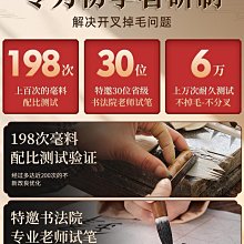 白云毛筆書法專用初學者入門狼毫兼毫軟筆國畫羊毫狼嚎中楷楷書行書寫對聯中號小學生練字專業級大號加健 歷史價格詳細信息